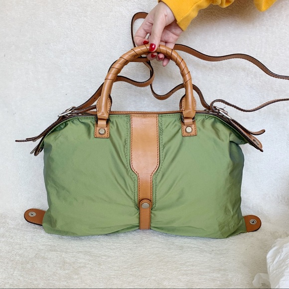 Closet Closes 11/1/22 Gryson Nylon and Leather Skye Tote Bag NWOT - Picture 3 of 10